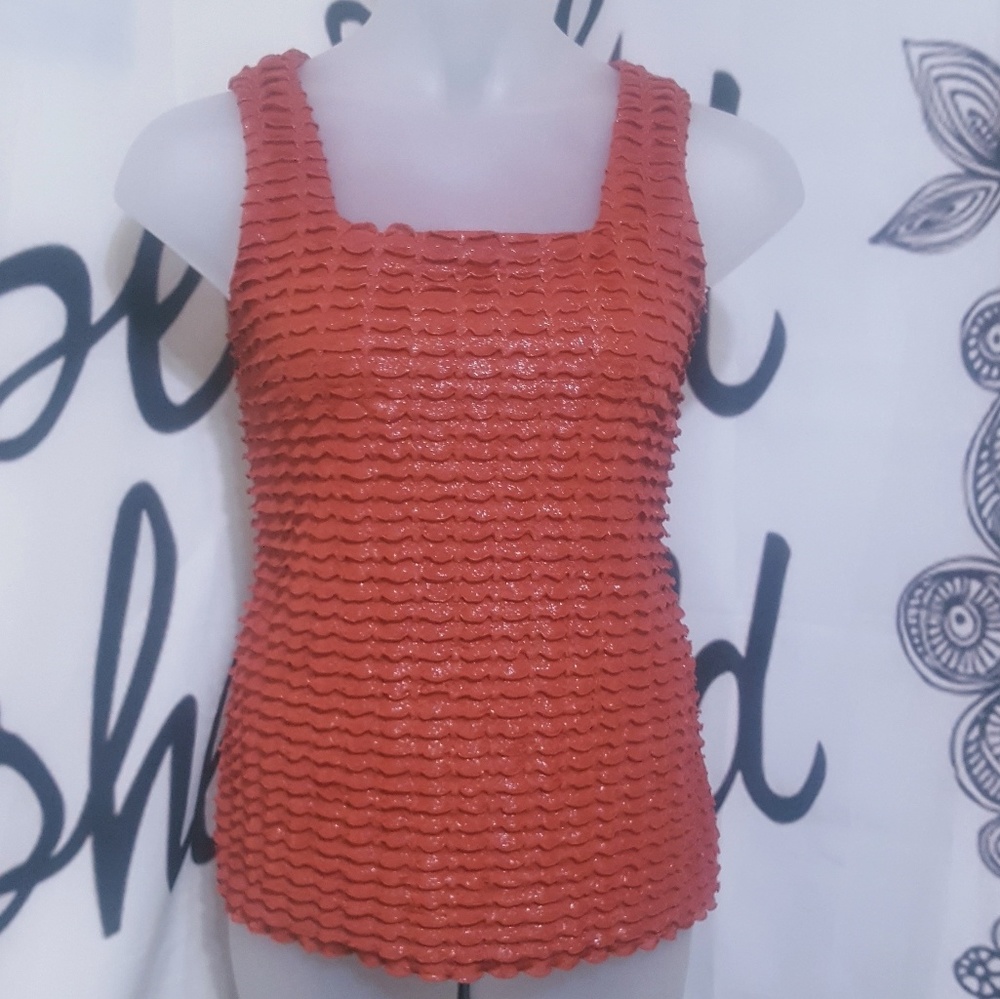 New direction 1x sleeveless blouse